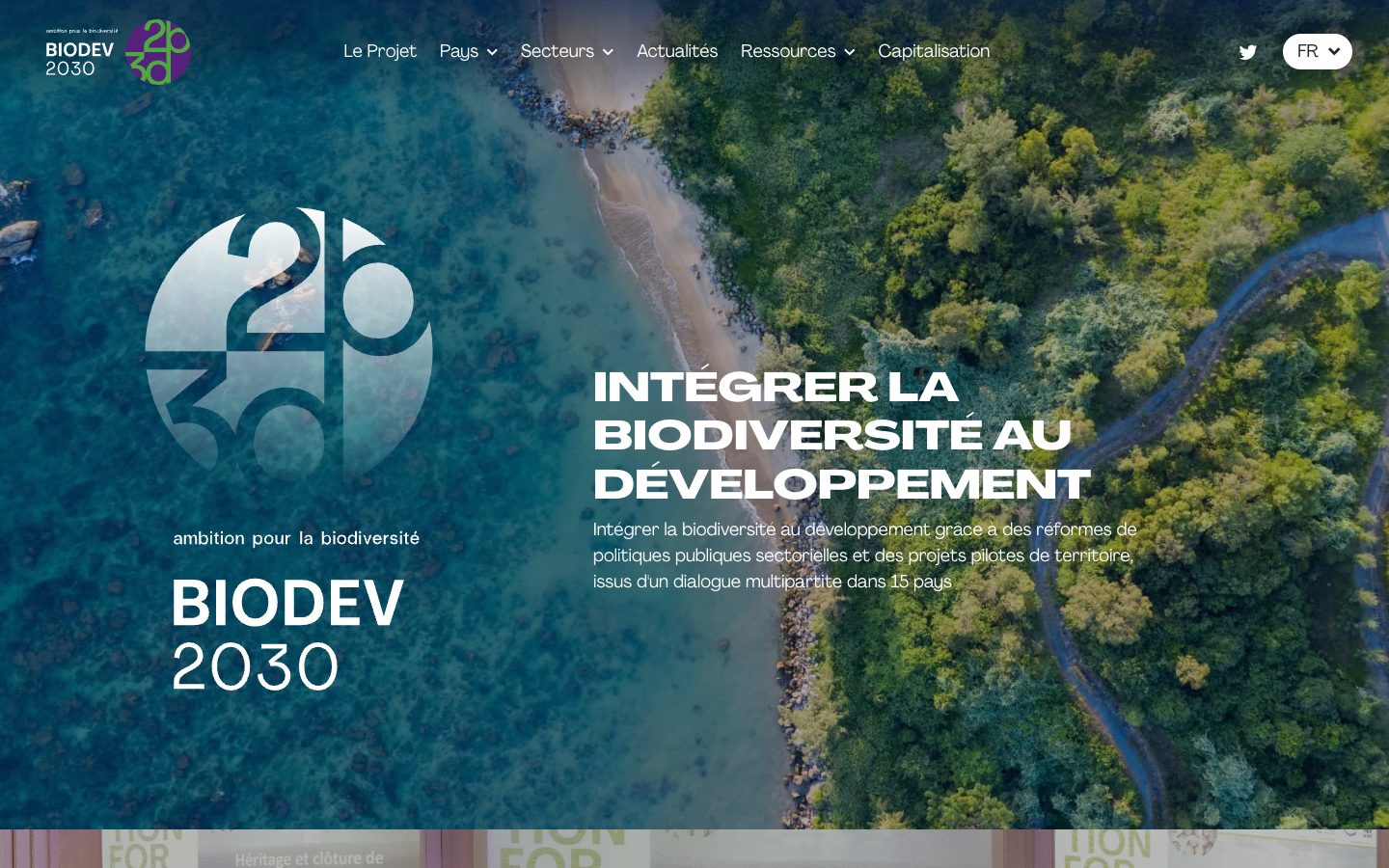 Capture du site Biodev2030